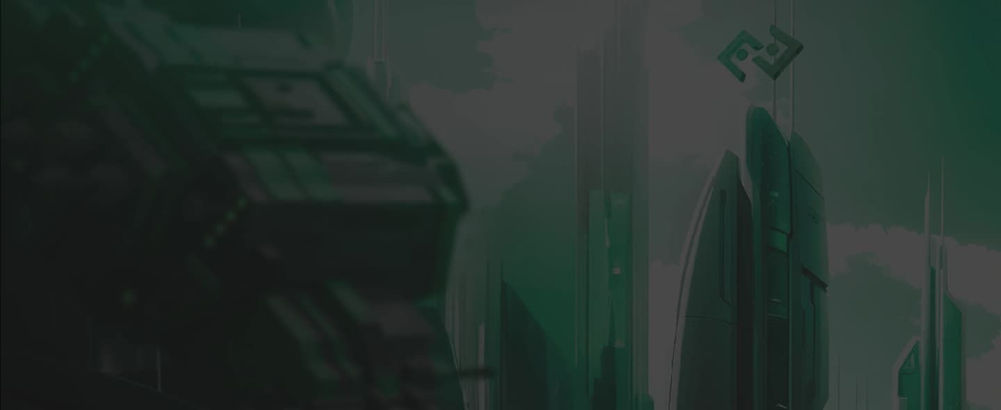 Blockchain solution section background